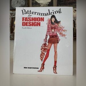Patternmaking for Fashion Design 4th Ed Ring-Bound Hardcover Helen‎ Armstrong